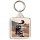Keep Calm and Love Cats - Square Keyring