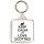 Keep Calm and Love Scotties - Square Keyring