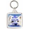 Keep Calm and Love Westies - Square Keyring