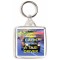 Keep Calm and Love a Taxi Driver - Square Keyring