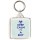 Keep Calm It's a Boy - Square Keyring