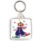 Keep Calm and Clown On - Square Keyring