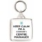 Keep Calm I'm a Community Centre Manager - Square Keyring