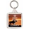 Keep Calm and I'm a Cowboy - Square Keyring