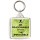 Be Reasonable Demand the Impossible - Square Keyring