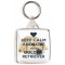 Keep Calm and Love Your Golden Retriever - Square Keyring