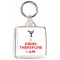 I Drink Therefore I Am - Square Keyring