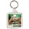 Leave my Nuts Alone - Square Keyring