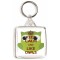 Keep Calm and Like Owls - Square Keyring