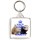 Keep Calm and Love Ferrets - Square Keyring