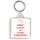 Keep Calm and Love Grandpa - Square Keyring