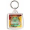 Keep Calm and Love Your Hamster - Square Keyring