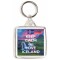 Keep Calm and Love Iceland - Square Keyring