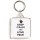 Keep Calm and Love Mice - Square Keyring