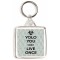 YOLO You Only Live Once - Square Keyring