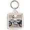 Keep Calm and Love Your Royal Enfield - Square Keyring