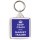Keep Calm I'm a Market Trader - Square Keyring