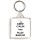 Keep Calm and Play Banjo - Square Keyring