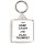 Keep Calm and Play Trumpet - Square Keyring