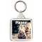 Please - Square Keyring