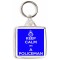 Keep Calm I'm a Policeman - Square Keyring