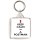 Keep Calm I'm a Postman - Square Keyring