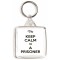 Keep Calm I'm a Prisoner - Square Keyring