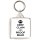 Keep Clam and Proof Read - Square Keyring