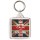 Keep Calm and Soldier On - Square Keyring