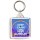 Keep Calm and Love London - Square Keyring