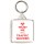 Trust Me I'm a Traffic Warden - Square Keyring
