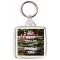 Keep Calm and Jingle On - Square Keyring