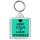 Keep Calm and Love Yourself - Square Keyring