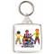 Keep Calm I'm a Social Worker - Square Keyring
