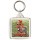 Keep Calm and Love Donkeys - Square Keyring
