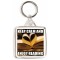 Keep Calm and Enjoy Reading - Square Keyring