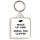 Wake Up and Smell the Coffee - Square Keyring