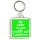 Keep Calm and Carry on Camping - Square Keyring