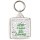 Keep Calm and Go Fishing - Square Keyring