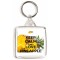 Keep Calm and Love Pineapple - Square Keyring