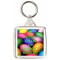 Keep Calm and Enjoy Easter - Square Keyring