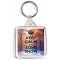 Keep Calm and Love Snow - Square Keyring