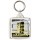 Keep Calm and Love Your Caravan - Square Keyring