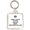 Keep Calm You're Britain's Best Brother-in-Law - Square Keyring