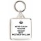 Keep Calm You're Britain's Best Mother-in-Law - Square Keyring