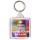 Keep Calm and Love Wimbledon Village - Square Keyring