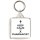 Keep Calm I'm a Pharmacist - Square Keyring