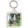 Keep Calm and Love Sloths - Square Keyring