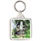 Keep Calm and Love Sloths - Square Keyring