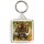 Keep Calm and Love Tigers - Square Keyring